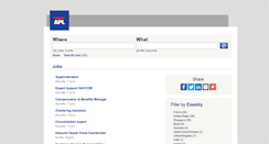 Desktop Screenshot of apl.jobs