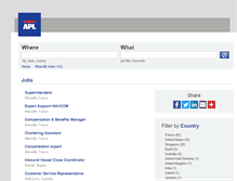 Tablet Screenshot of apl.jobs